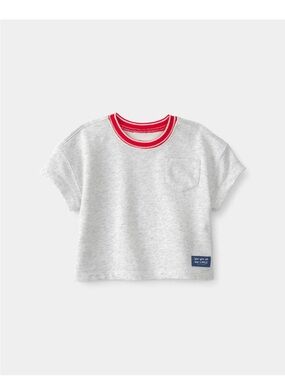 NWT Carters Cotton Shirt Baby Boy French Terry Pocket T-Shirt Size 12 months